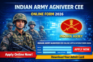 Indian Army Agniveer CEE Online Form 2026