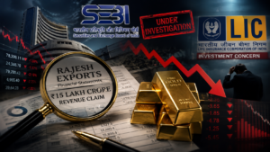 ₹15 Lakh Crore Revenue Mystery! SEBI Cracks Down on Rajesh Exports, LIC’s ₹Public Money at Risk?